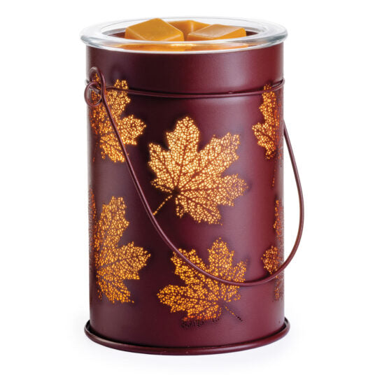 Fall Leaves Vintage Style Bulb Illumination Fragrance Warmer