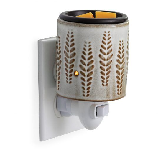 Flip Dish Wheat & Ivory Pluggable Wax Warmer