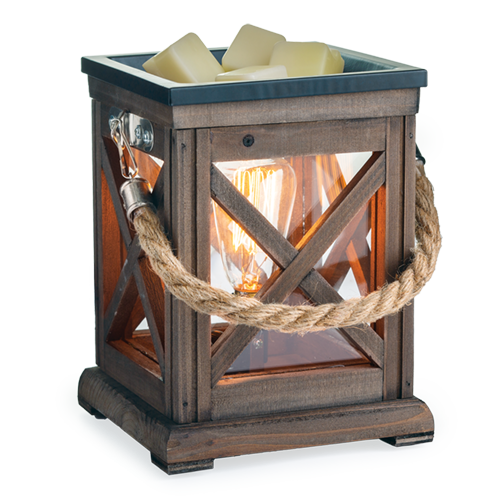 Walnut & Rope Illumination Wax Warmer